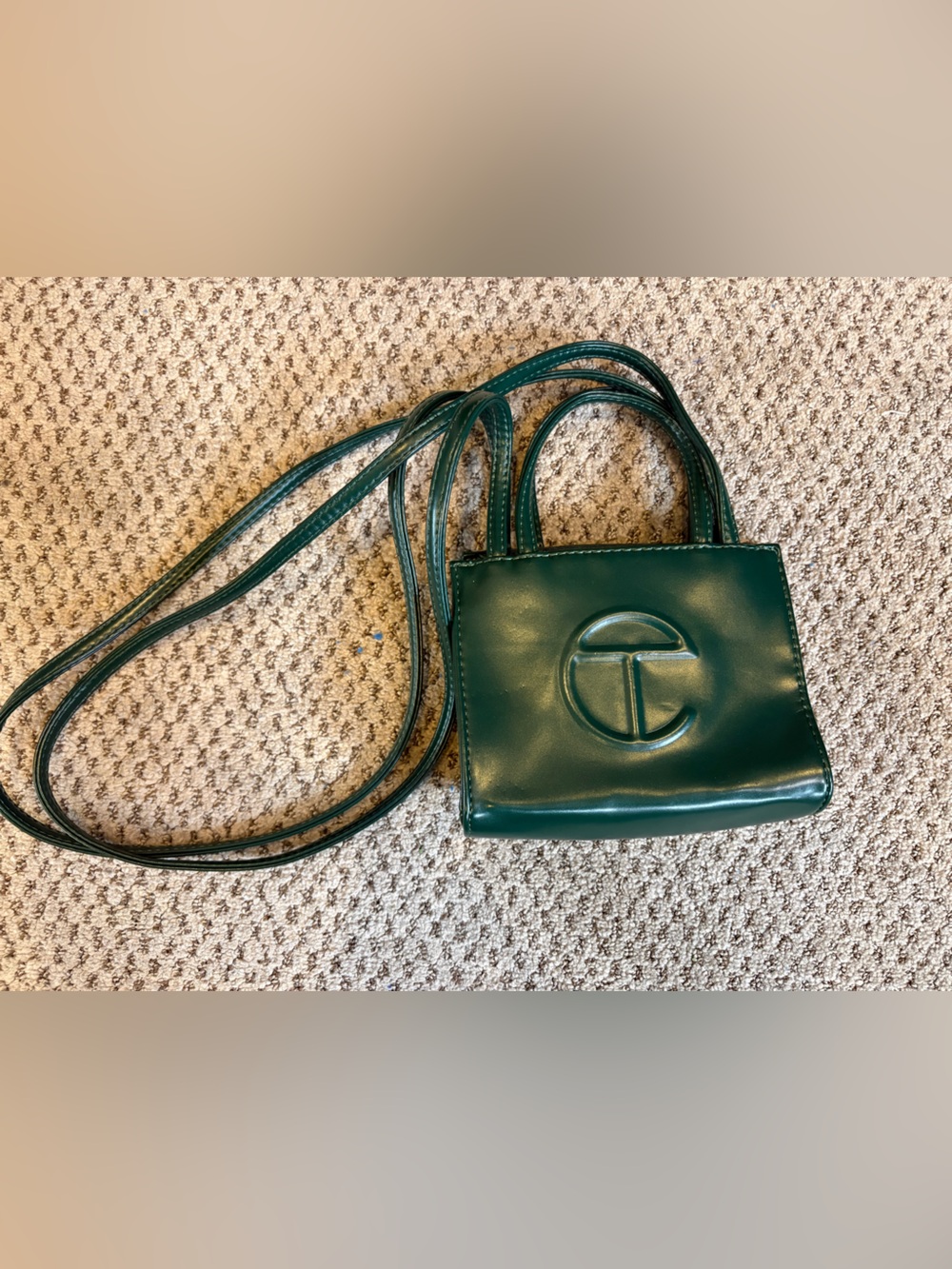 Telfar Shopping Bag | Small | Dark Green | Vegan Leather